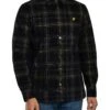 Lyle & Scott Tartan Corduroy Shirt - Jet Black 2 Lyle & Scott Tartan Corduroy Shirt - Jet Black -Standout Store 57433a