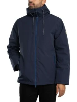 Aquascutum Shell Active Mid Parka Jacket - Navy