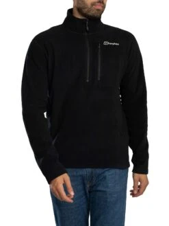 Berghaus Prism Micro Half Zip Polartec Fleece - Black/Black