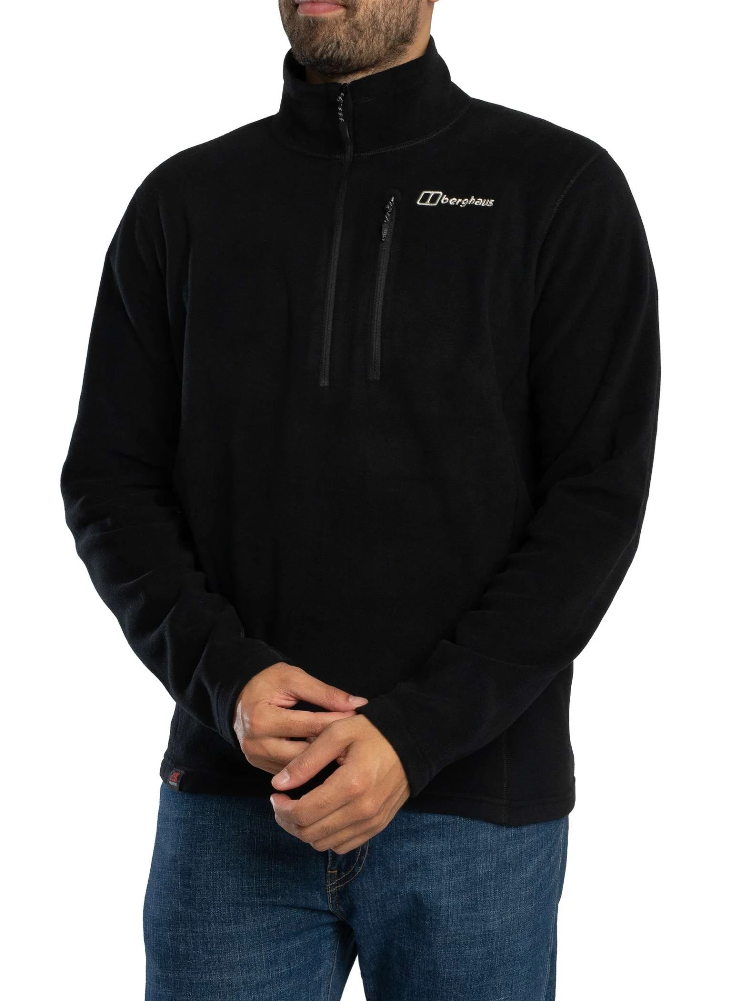 Berghaus Prism Micro Half Zip Polartec Fleece - Black/Black Berghaus Prism Micro Half Zip Polartec Fleece - Black/Black -Standout Store 57491b