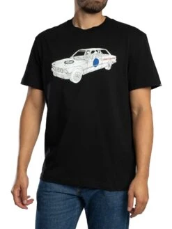 Deus Ex Machina 323 Rallyeye Back Graphic T-Shirt - Black