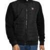 Fila Moor Padded Front Jacket - Black/Gardenia -Standout Store 57549a
