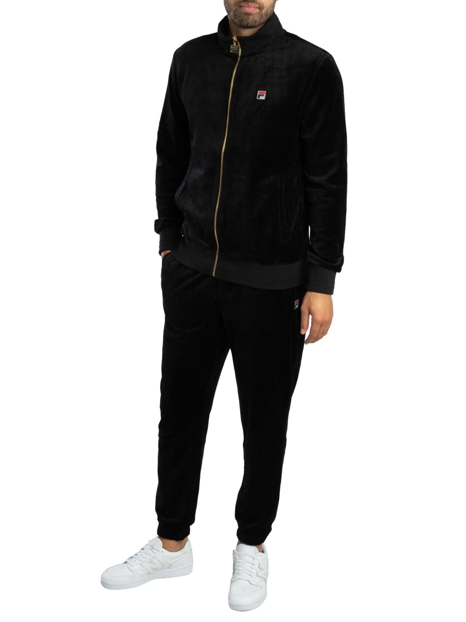 Fila Nero Velour Track Jacket - Black Fila Nero Velour Track Jacket - Black -Standout Store 57551e