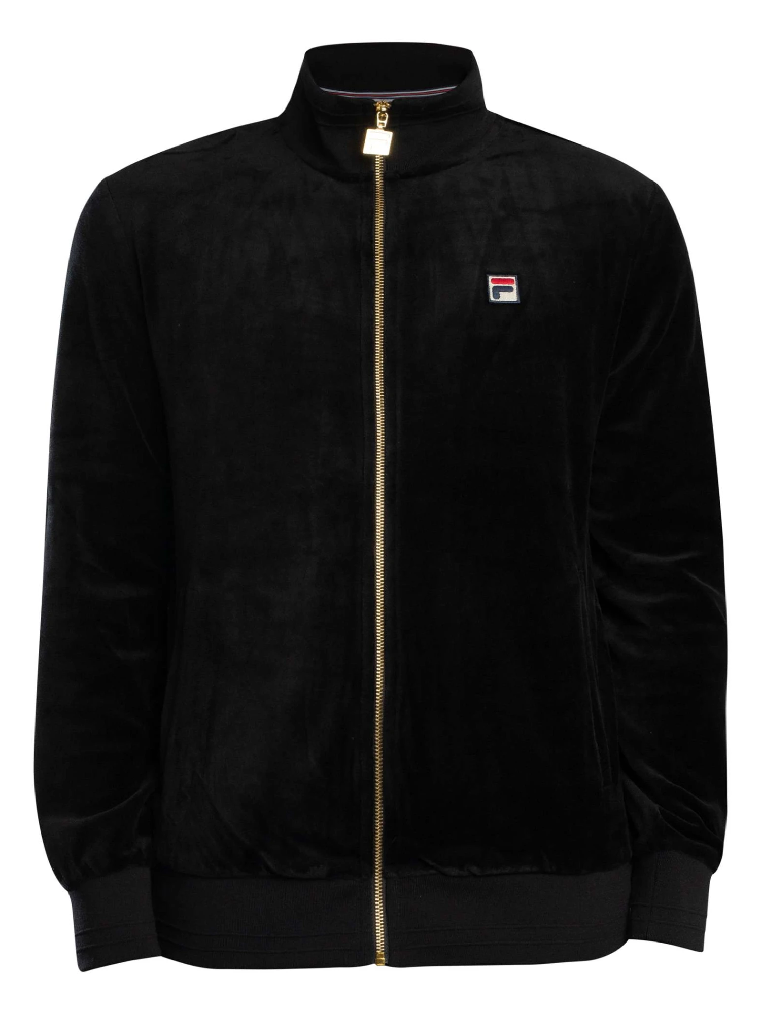 Fila Nero Velour Track Jacket - Black Fila Nero Velour Track Jacket - Black -Standout Store 57551f