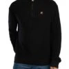 Fila Stevie 1/4 Zip Funnel Neck Knit - Black -Standout Store 57558a