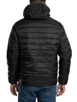 Jack & Jones West Light Puffer Jacket - Black -Standout Store 57573c