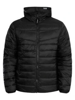 Jack & Jones West Light Puffer Jacket - Black -Standout Store 57573g