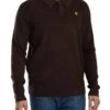 Lyle & Scott Lambswool Blend Rugby Relaxed Polo Shirt - Bottle Brown Marl -Standout Store 57585a