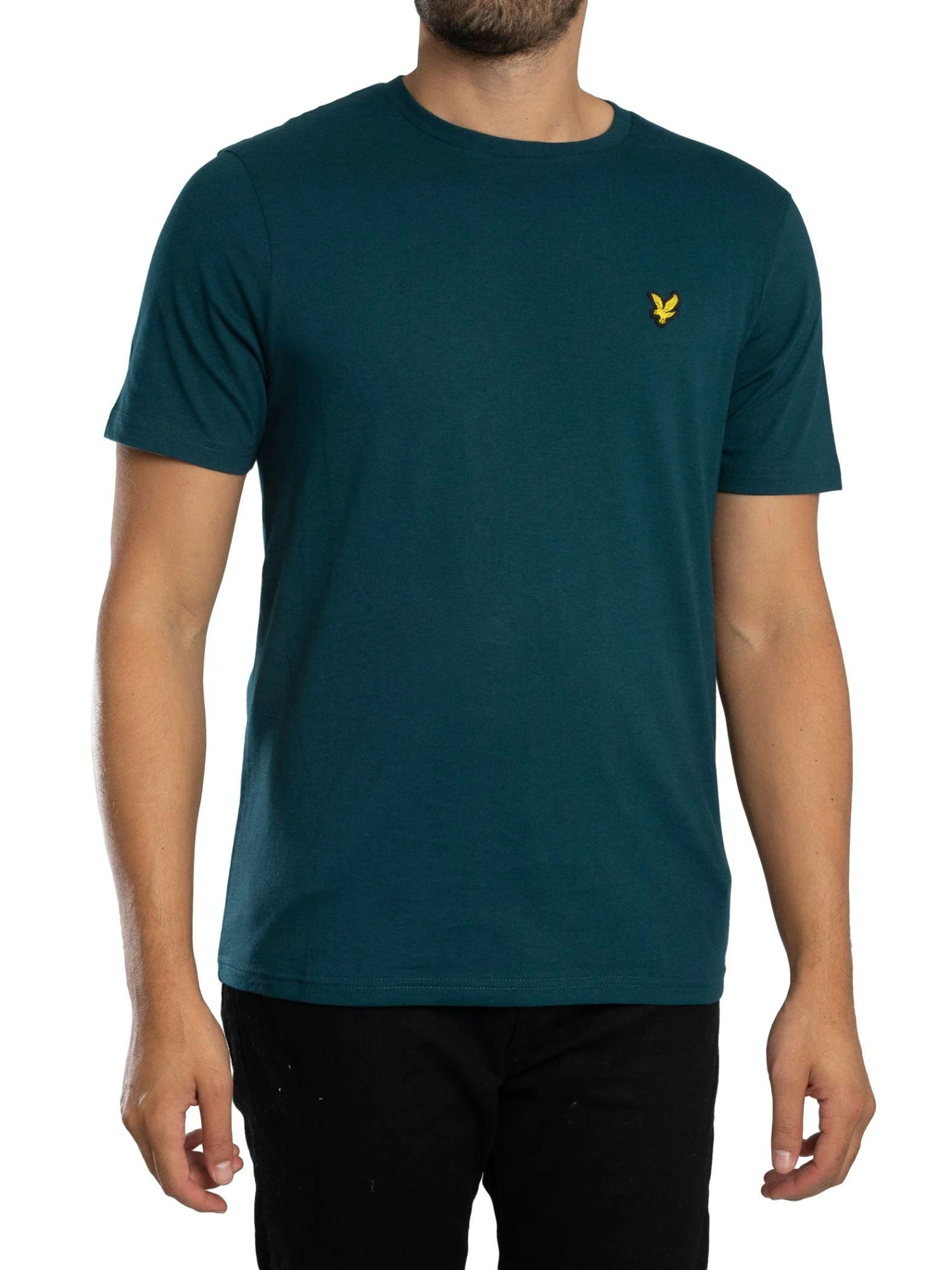 Lyle & Scott Logo Plain T-Shirt - Rich Teal Lyle & Scott Logo Plain T-Shirt - Rich Teal -Standout Store 57587a
