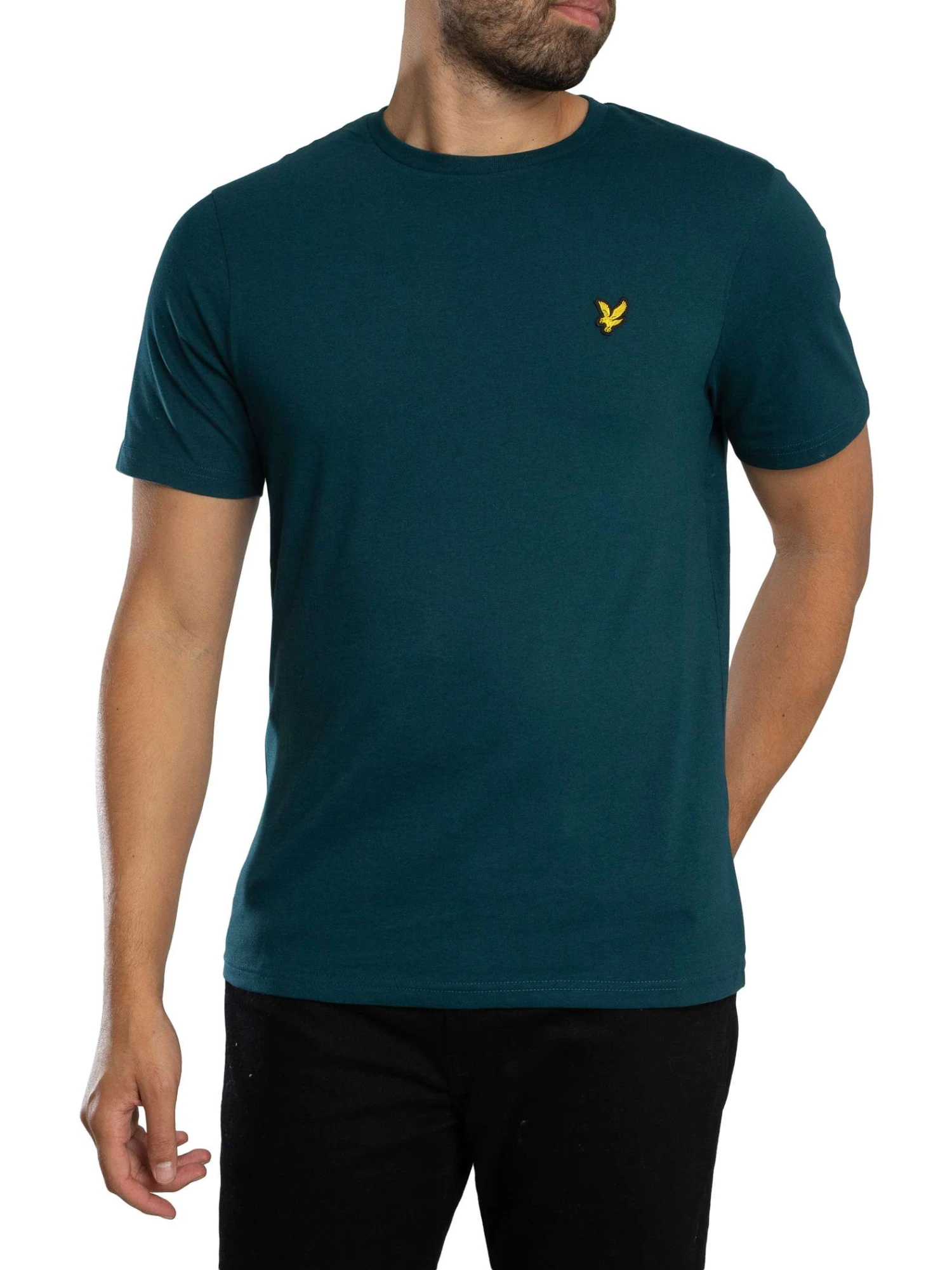 Lyle & Scott Logo Plain T-Shirt - Rich Teal Lyle & Scott Logo Plain T-Shirt - Rich Teal -Standout Store 57587b